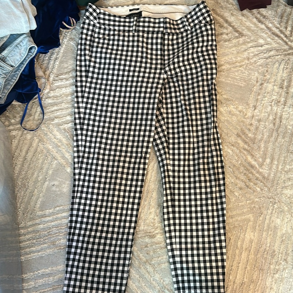 Talbots Checkered Slacks